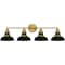 Quoizel Huxley Bath 4 Lights Aged Brass HUX8634AB - alternate 3